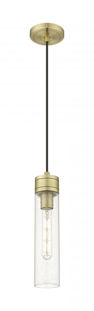 Boreas - 1 Light - 3 inch - Antique Brass - Cord Hung - Mini Pendant