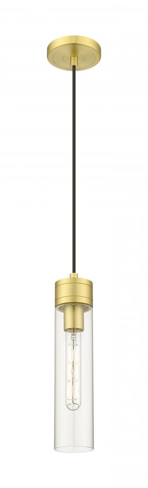 Boreas - 1 Light - 3 inch - Satin Gold - Cord Hung - Mini Pendant