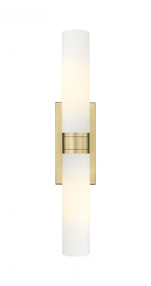 Boreas - 2 Light - 24 inch - Brushed Brass - Bath Vanity Light