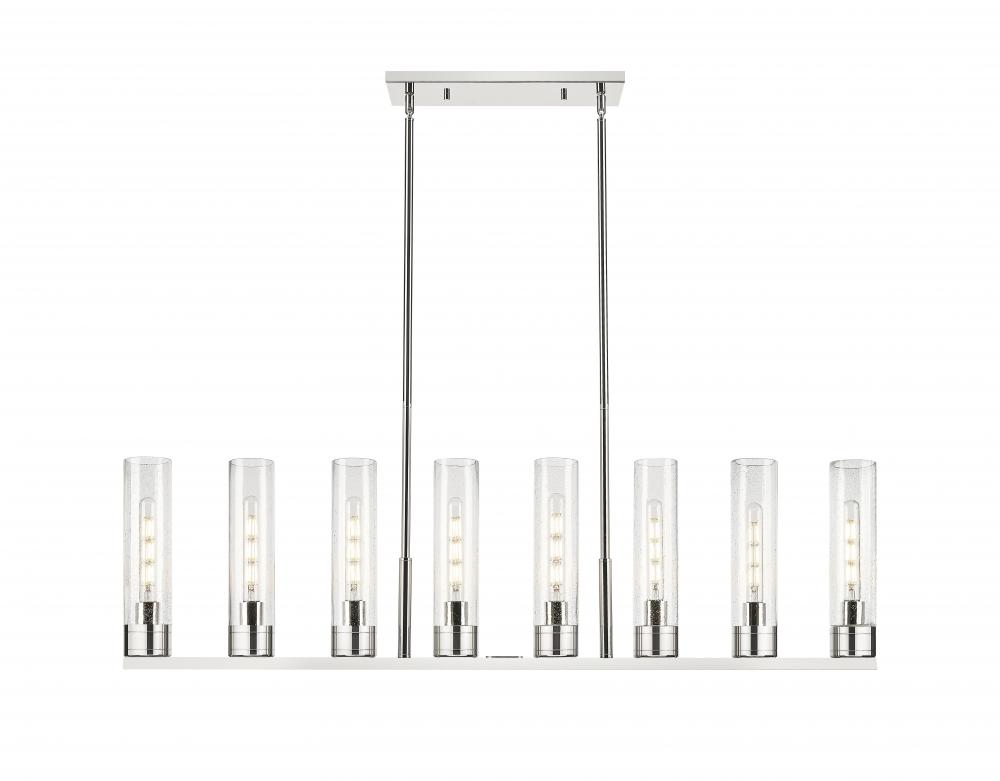 Boreas - 8 Light - 48 inch - Polished Nickel - Linear Pendant