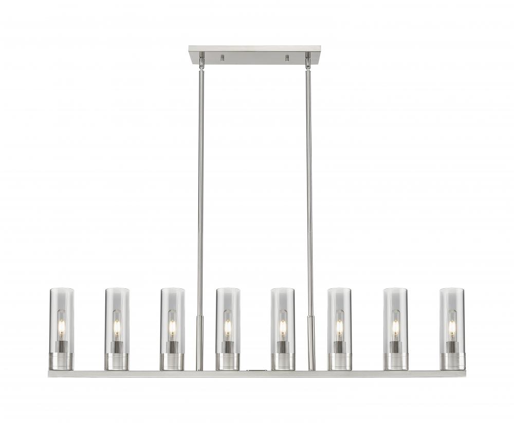 Boreas - 8 Light - 48 inch - Satin Nickel - Linear Pendant