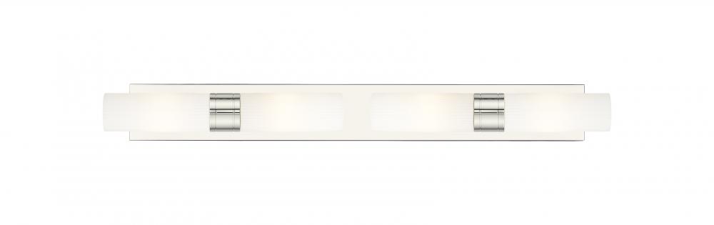 Boreas - 4 Light - 39 inch - Polished Nickel - Bath Vanity Light