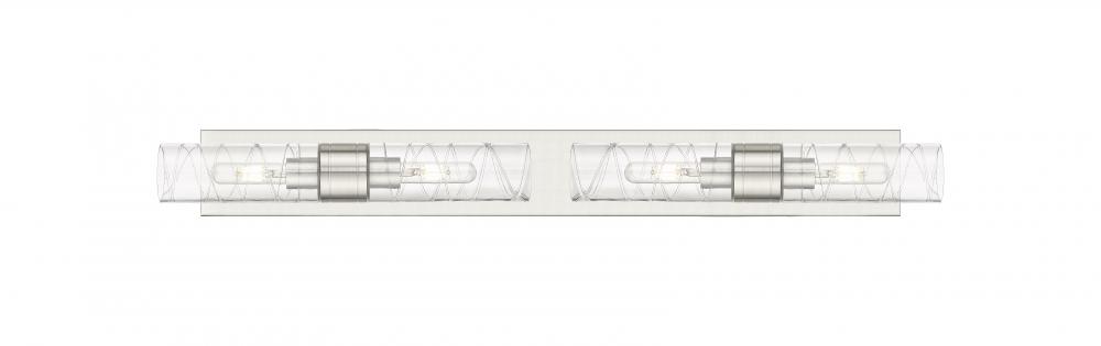 Boreas - 4 Light - 39 inch - Satin Nickel - Bath Vanity Light