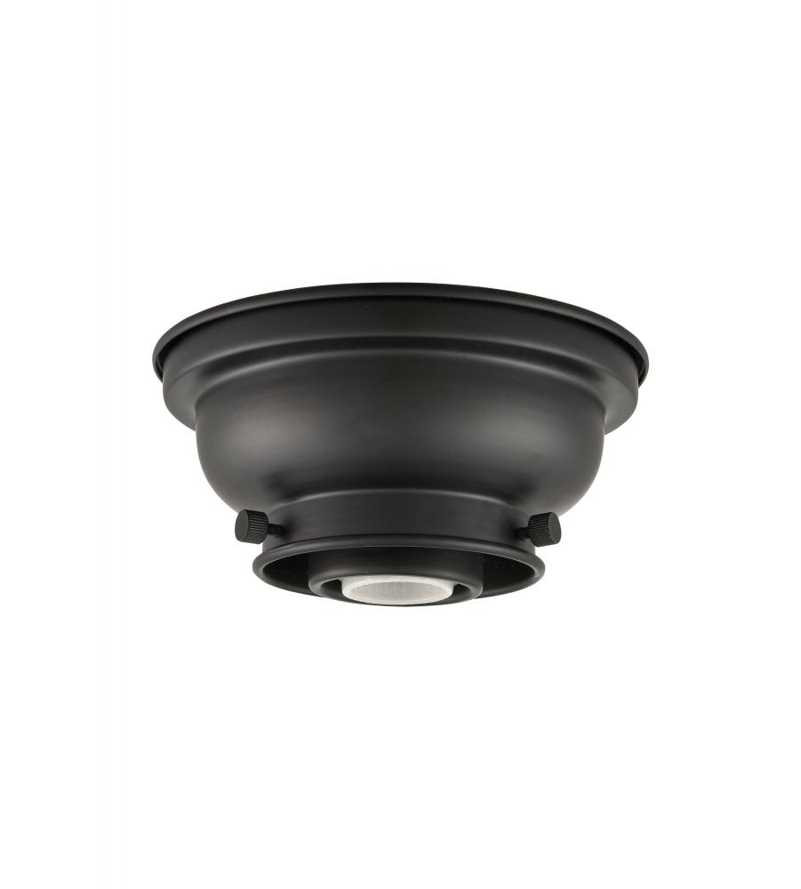 Franklin Restoration - 1 Light - 6 inch - Matte Black - Flush Mount