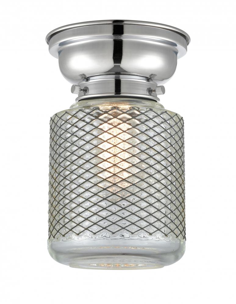 Stanton - 1 Light - 6 inch - Polished Chrome - Flush Mount