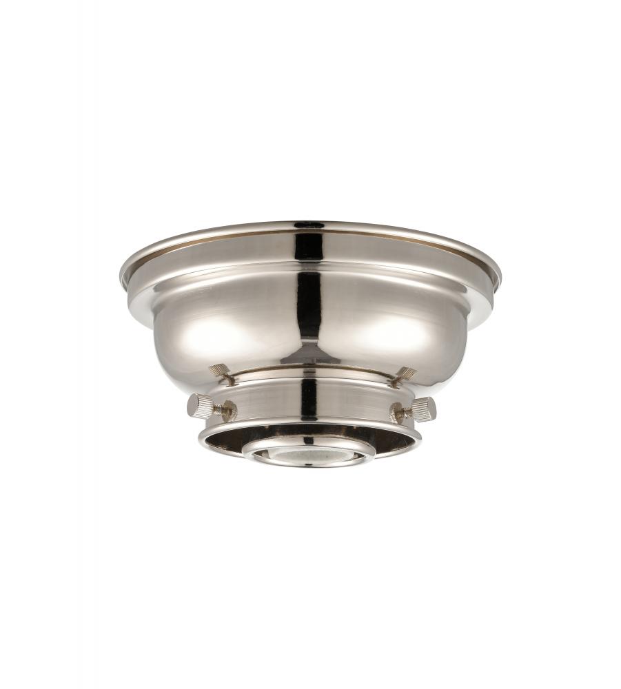 Franklin Restoration - 1 Light - 6 inch - Polished Nickel - Flush Mount