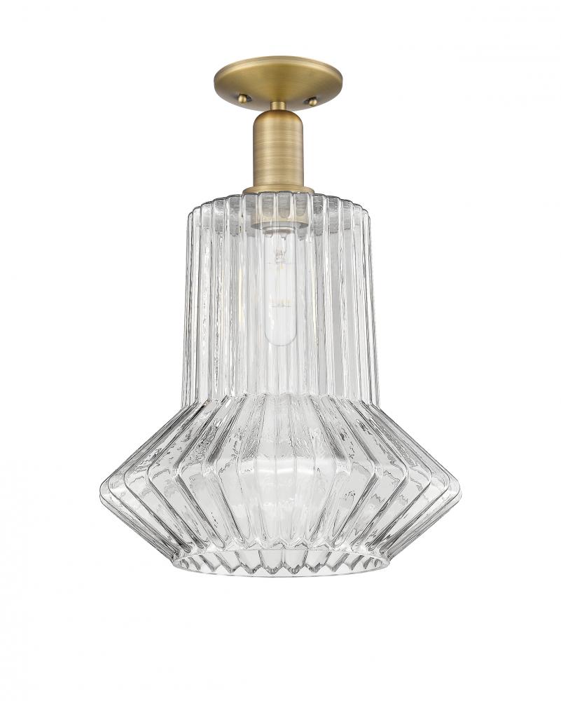 Springwater - 1 Light - 12 inch - Polished Chrome - Semi-Flush Mount