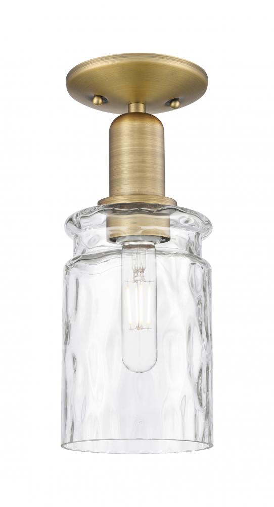 Candor - 1 Light - 5 inch - Polished Chrome - Semi-Flush Mount