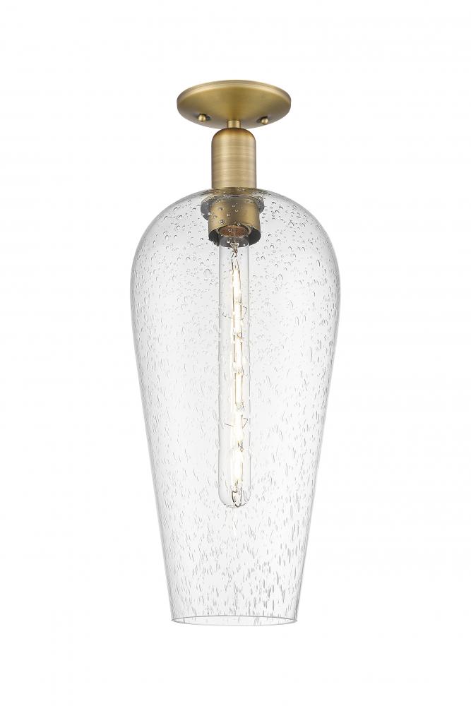 Chelsea - 1 Light - 6 inch - Brushed Brass - Semi-Flush Mount