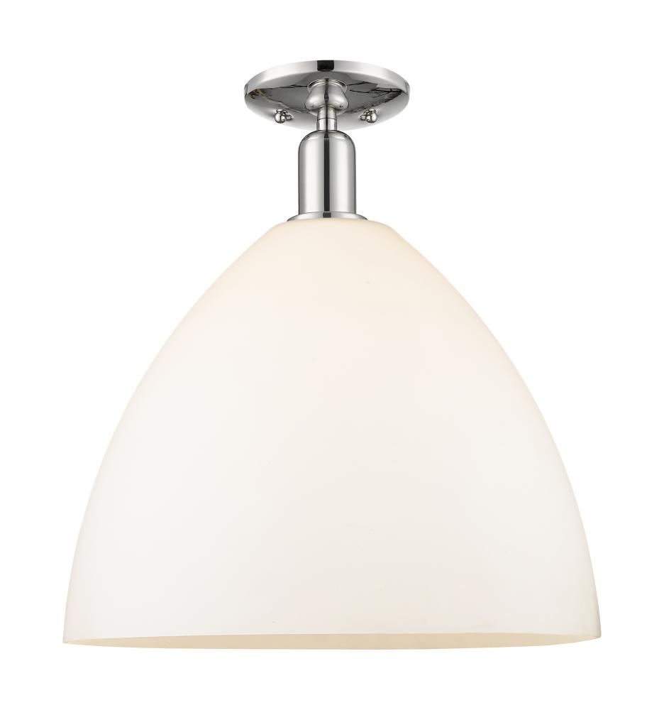 Bristol - 1 Light - 16 inch - Polished Nickel - Semi-Flush Mount