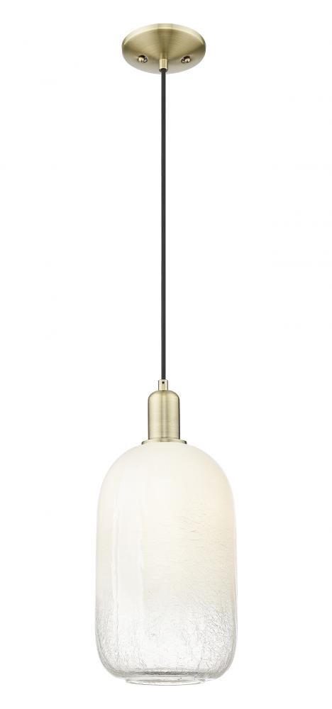 Brookhaven Cloche - 1 Light - 6 inch - Antique Brass - Cord hung - Mini Pendant