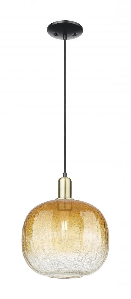 Brookhaven Sphere - 1 Light - 6 inch - Black Antique Brass - Cord hung - Mini Pendant