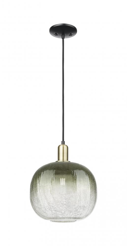 Brookhaven Sphere - 1 Light - 6 inch - Black Antique Brass - Cord hung - Mini Pendant