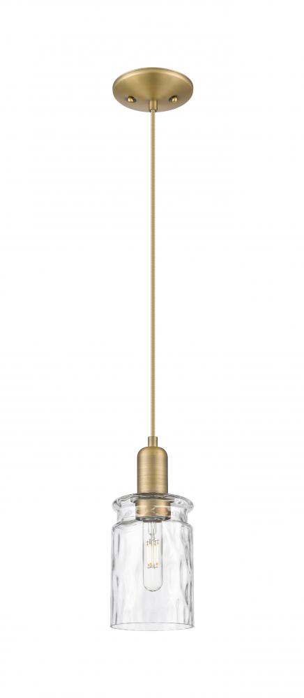 Candor - 1 Light - 5 inch - Polished Chrome - Cord hung - Mini Pendant