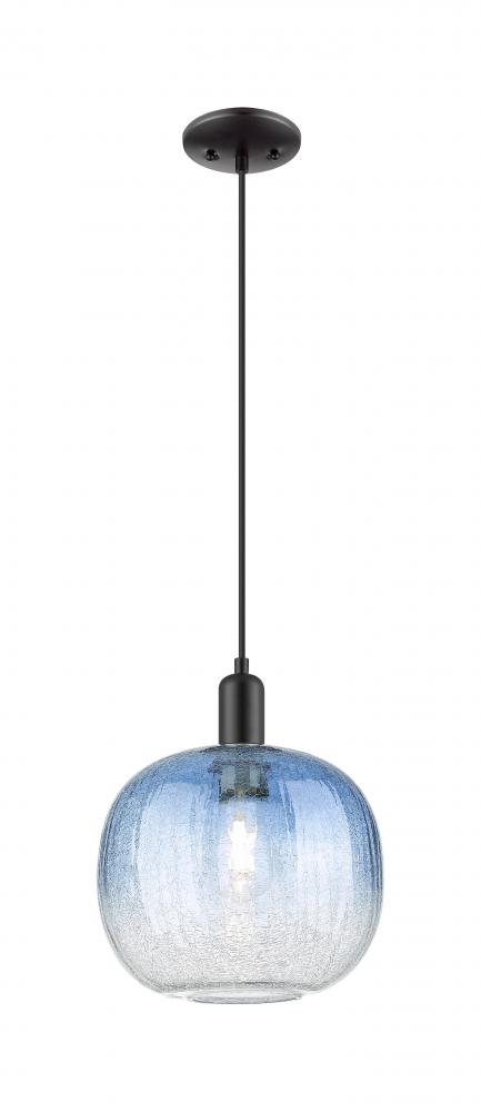 Brookhaven Sphere - 1 Light - 6 inch - Matte Black - Cord hung - Mini Pendant