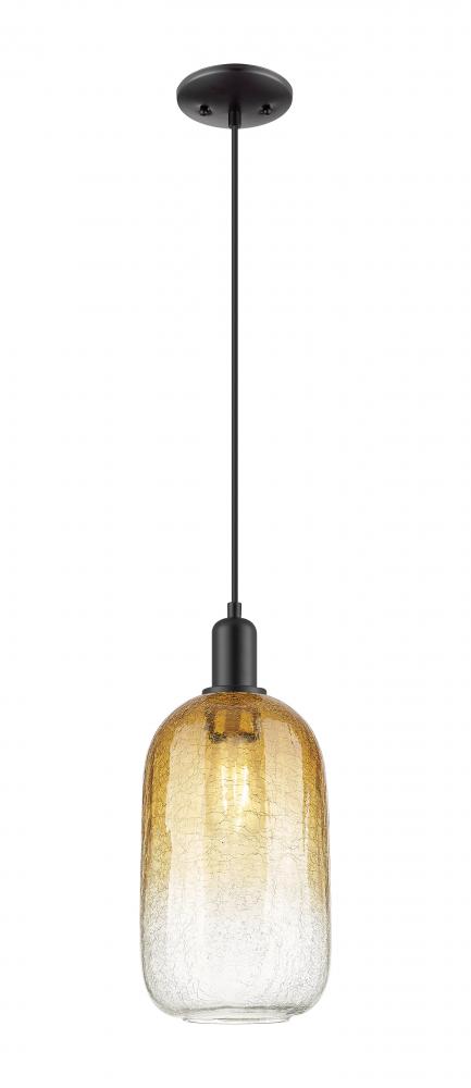Brookhaven Cloche - 1 Light - 6 inch - Matte Black - Cord hung - Mini Pendant