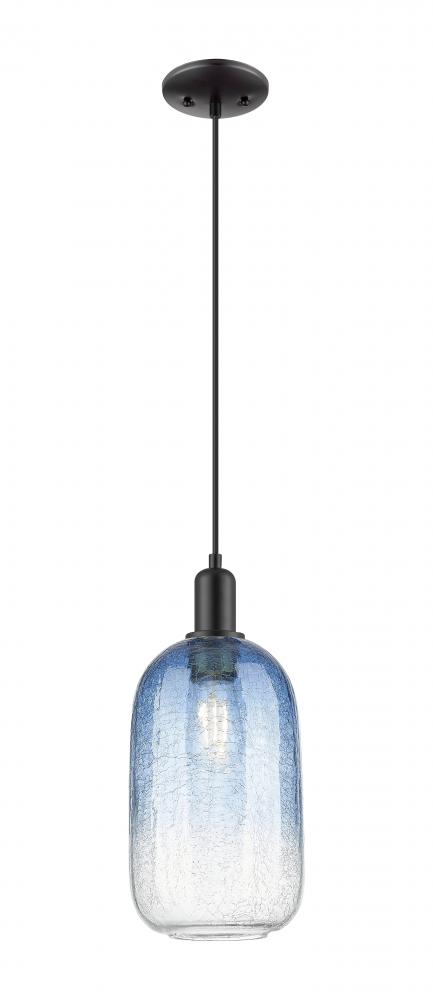 Brookhaven Cloche - 1 Light - 6 inch - Matte Black - Cord hung - Mini Pendant