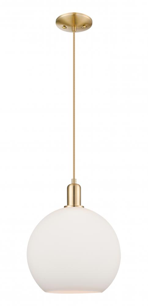 Athens - 1 Light - 12 inch - Champagne Bronze - Cord hung - Mini Pendant