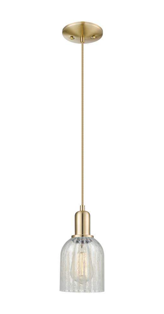 Caledonia - 1 Light - 5 inch - Champagne Bronze - Cord hung - Mini Pendant