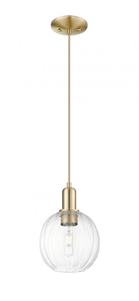 Preston Globe - 1 Light - 6 inch - Champagne Bronze - Cord hung - Mini Pendant