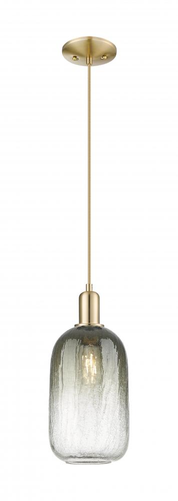 Brookhaven Cloche - 1 Light - 6 inch - Champagne Bronze - Cord hung - Mini Pendant