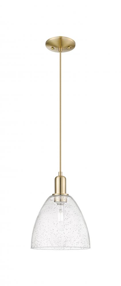 Bristol - 1 Light - 9 inch - Champagne Bronze - Cord hung - Mini Pendant