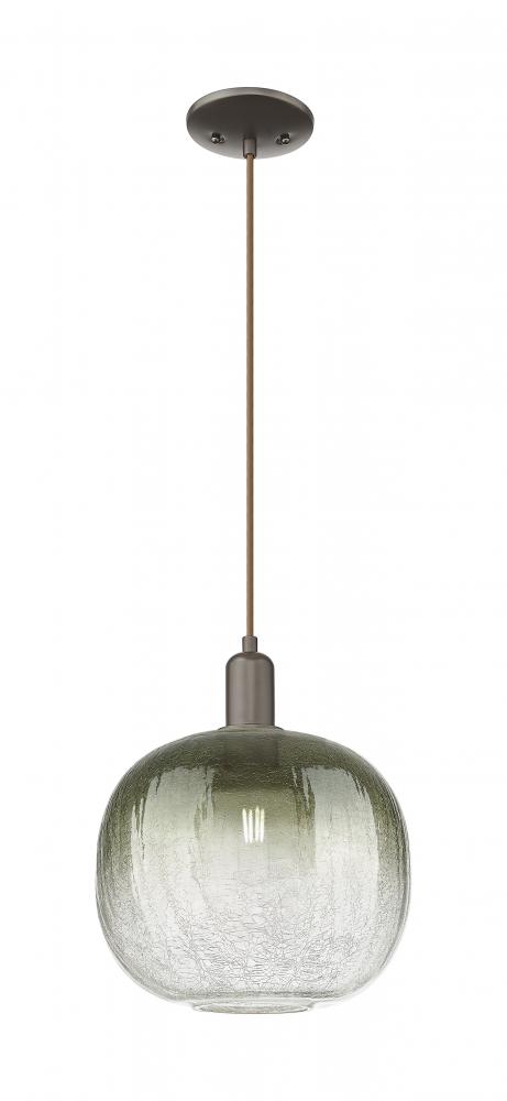 Brookhaven Sphere - 1 Light - 6 inch - Oil Rubbed Bronze - Cord hung - Mini Pendant