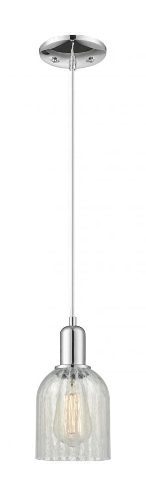 Caledonia - 1 Light - 5 inch - Polished Chrome - Cord hung - Mini Pendant