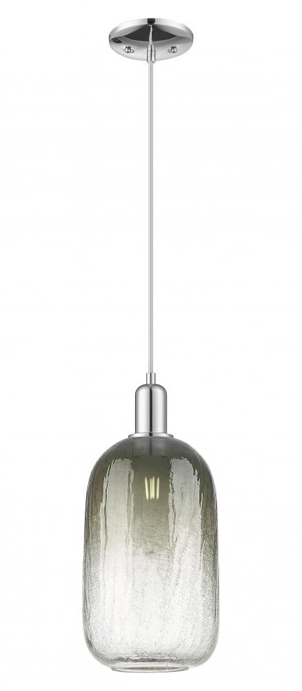 Brookhaven Cloche - 1 Light - 6 inch - Polished Chrome - Cord hung - Mini Pendant