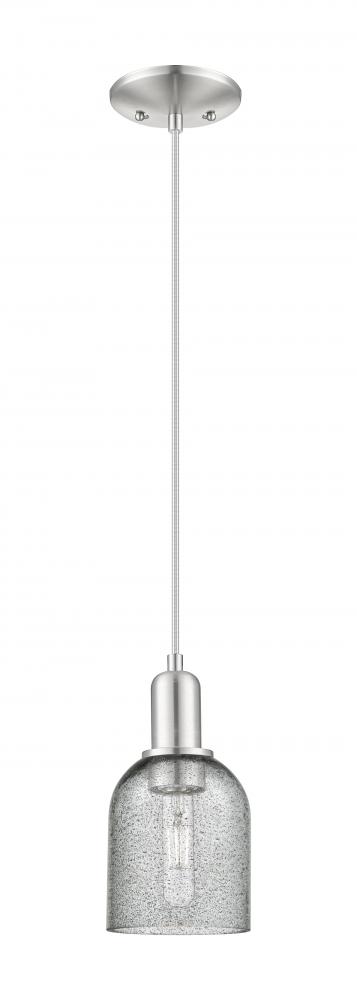 Caledonia - 1 Light - 5 inch - Brushed Satin Nickel - Cord hung - Mini Pendant
