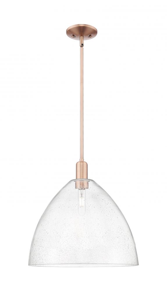 Bristol - 1 Light - 16 inch - Antique Copper - Stem hung - Mini Pendant