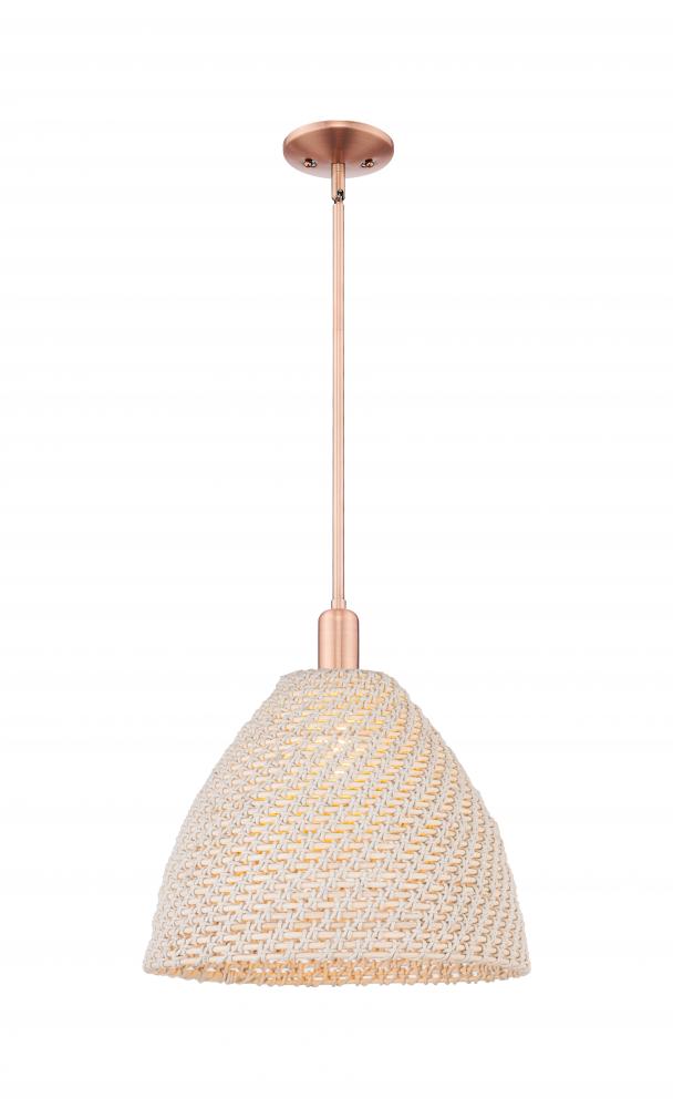 Bristol Natural - 1 Light - 6 inch - Antique Copper - Mini Pendant