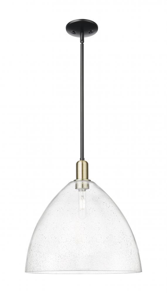 Bristol - 1 Light - 16 inch - Black Antique Brass - Stem hung - Mini Pendant