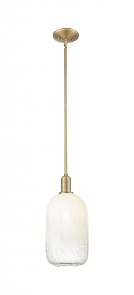 Brookhaven Cloche - 1 Light - 6 inch - Brushed Brass - Mini Pendant