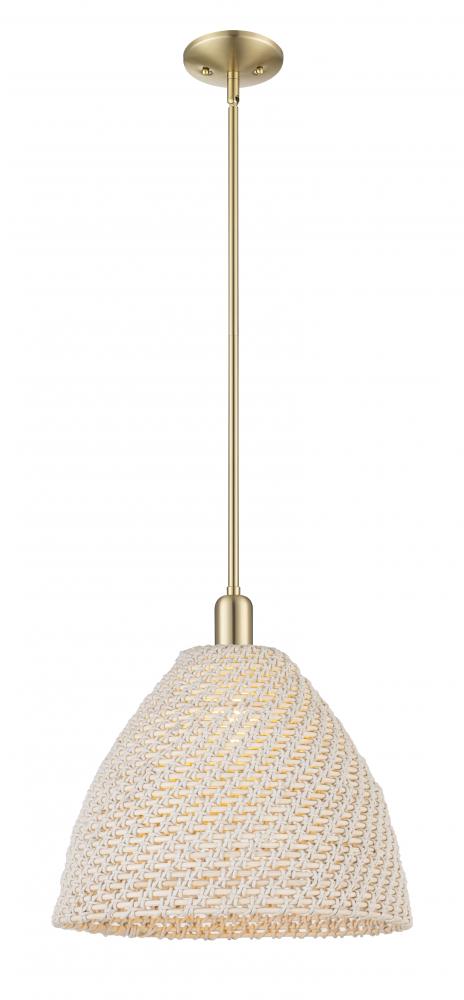 Bristol Natural - 1 Light - 6 inch - Champagne Bronze - Mini Pendant