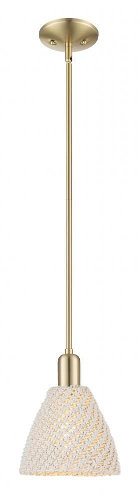 Bristol Natural - 1 Light - 6 inch - Champagne Bronze - Mini Pendant