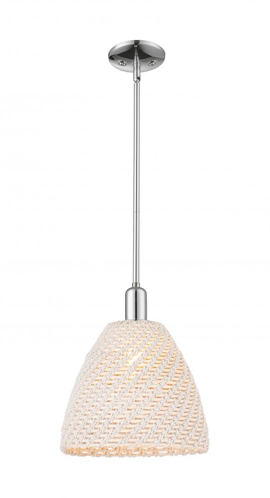 Bristol Natural - 1 Light - 6 inch - Polished Chrome - Mini Pendant