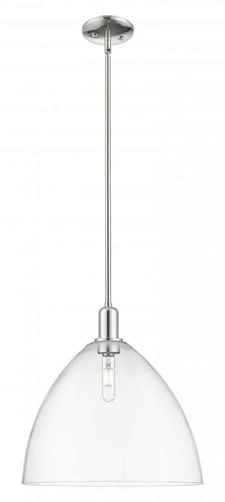Bristol - 1 Light - 16 inch - Polished Nickel - Stem hung - Mini Pendant