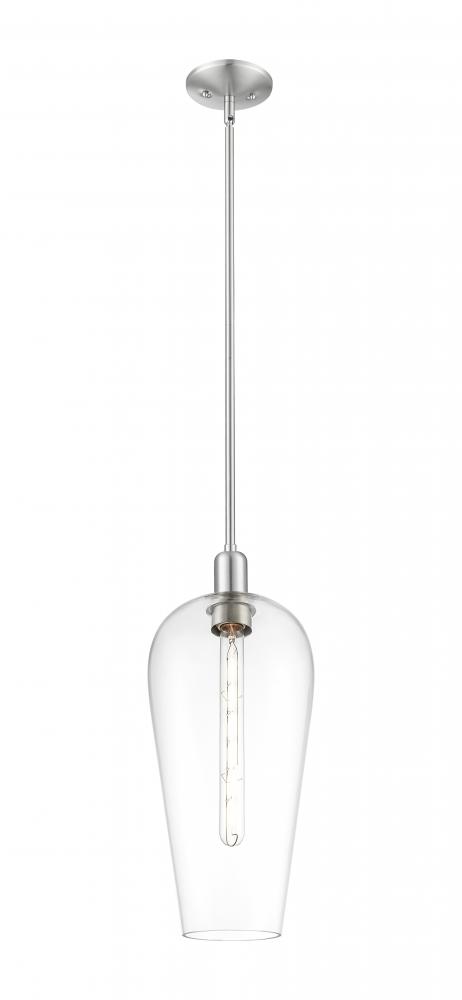 Chelsea - 1 Light - 6 inch - Brushed Satin Nickel - Mini Pendant