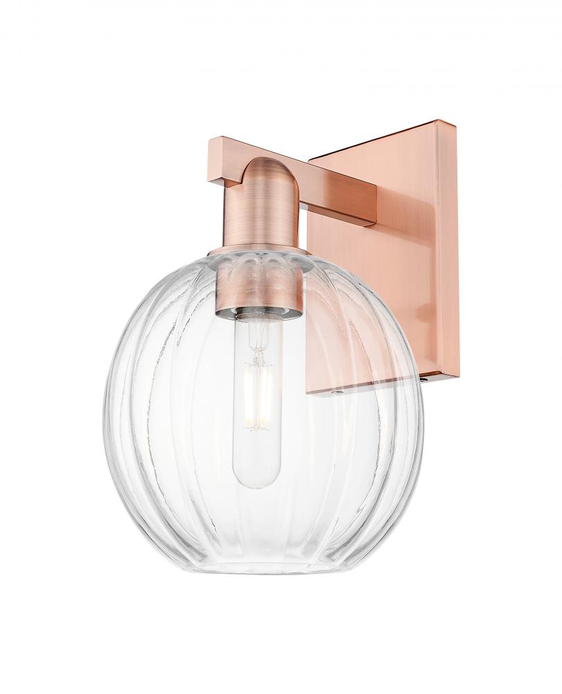 Preston Globe - 1 Light - 6 inch - Antique Copper - Sconce