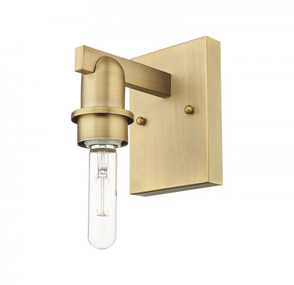 Arcadia - 1 Light - 5 inch - Brushed Brass - Bath Vanity Light