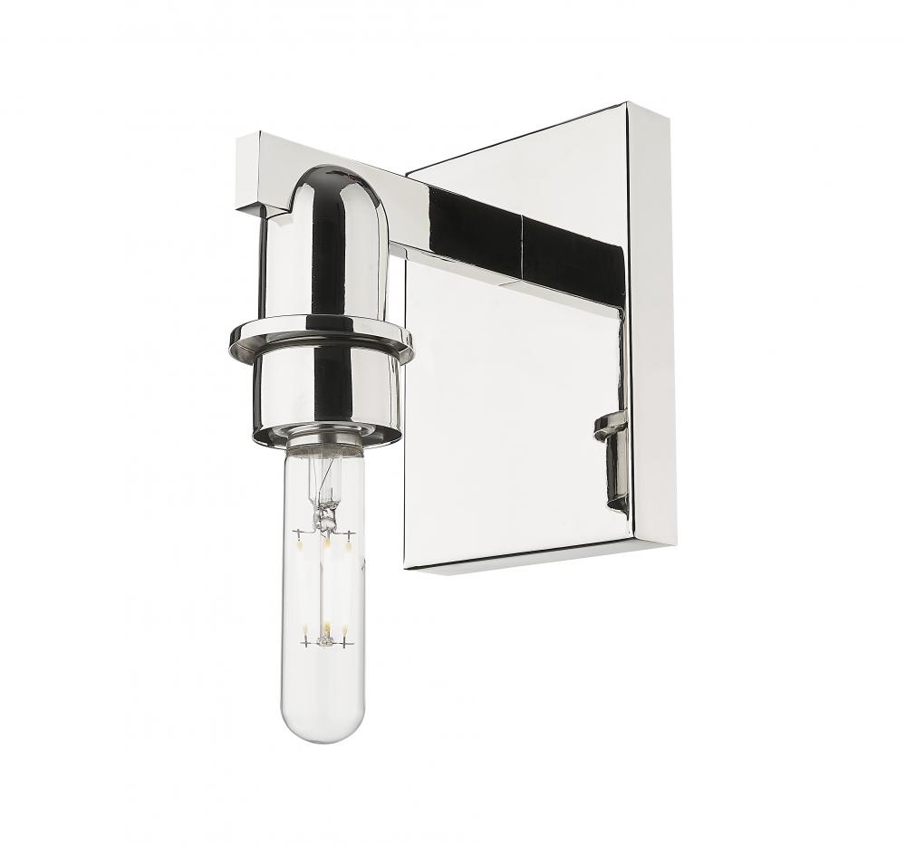 Arcadia - 1 Light - 5 inch - Brushed Polished Nickel - Bath Vanity Light