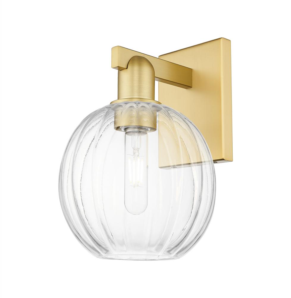 Preston Globe - 1 Light - 6 inch - Satin Gold - Sconce