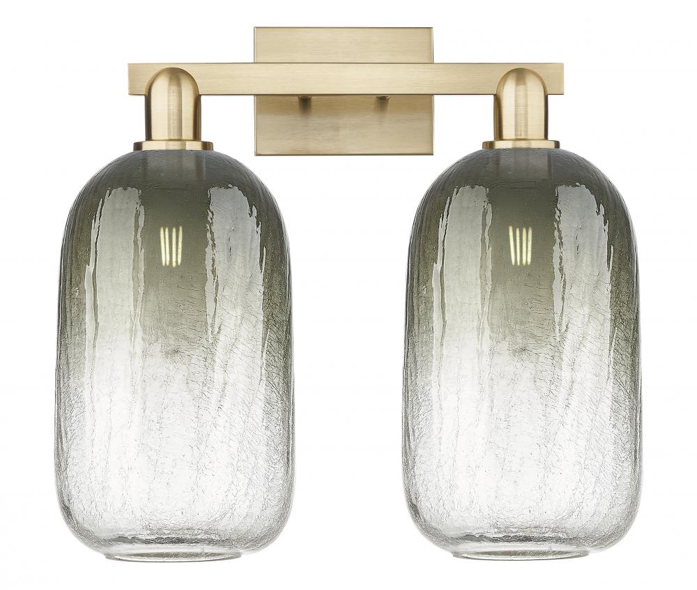 Brookhaven Cloche - 2 Light - 16 inch - Champagne Bronze - Bath Vanity Light