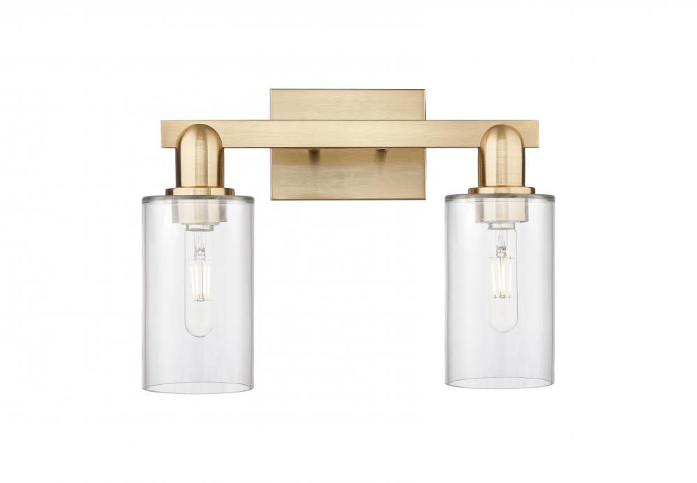 Clymer - 2 Light - 15 inch - Champagne Bronze - Bath Vanity Light