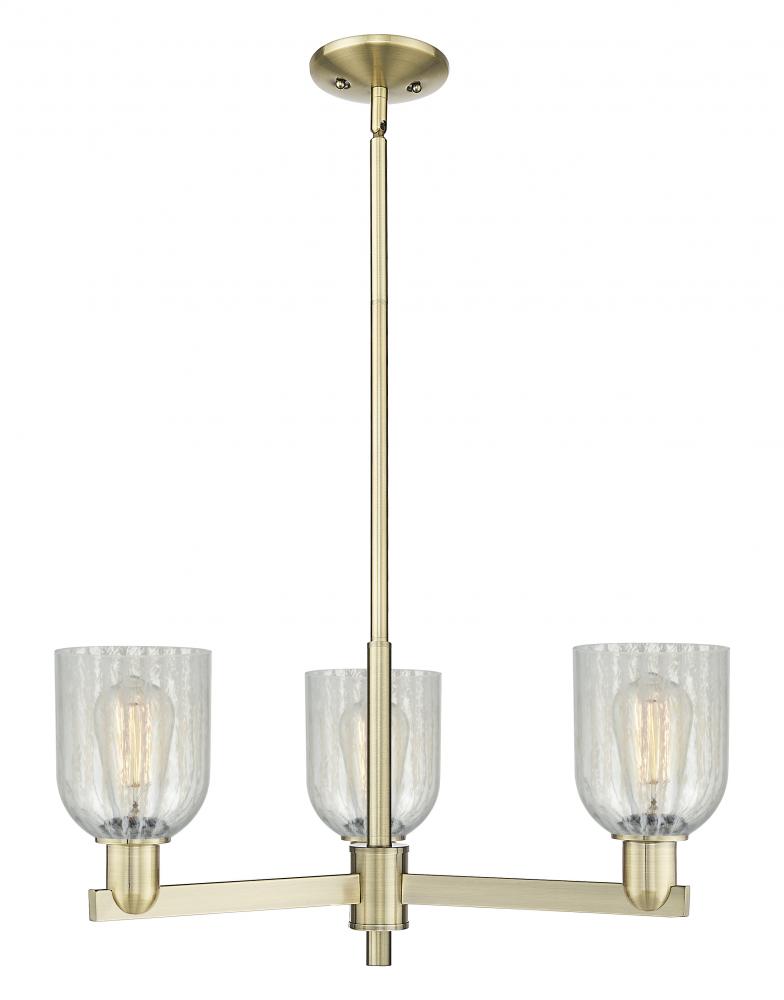 Caledonia - 3 Light - 27 inch - Antique Brass - Stem hung - Pendant