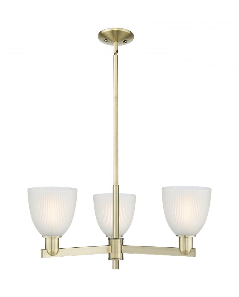 Castile - 3 Light - 28 inch - Antique Brass - Stem hung - Pendant