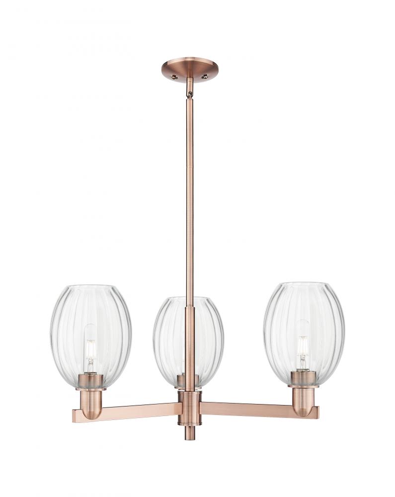 Preston Bulb - 3 Light - 18 inch - Antique Copper - Pendant