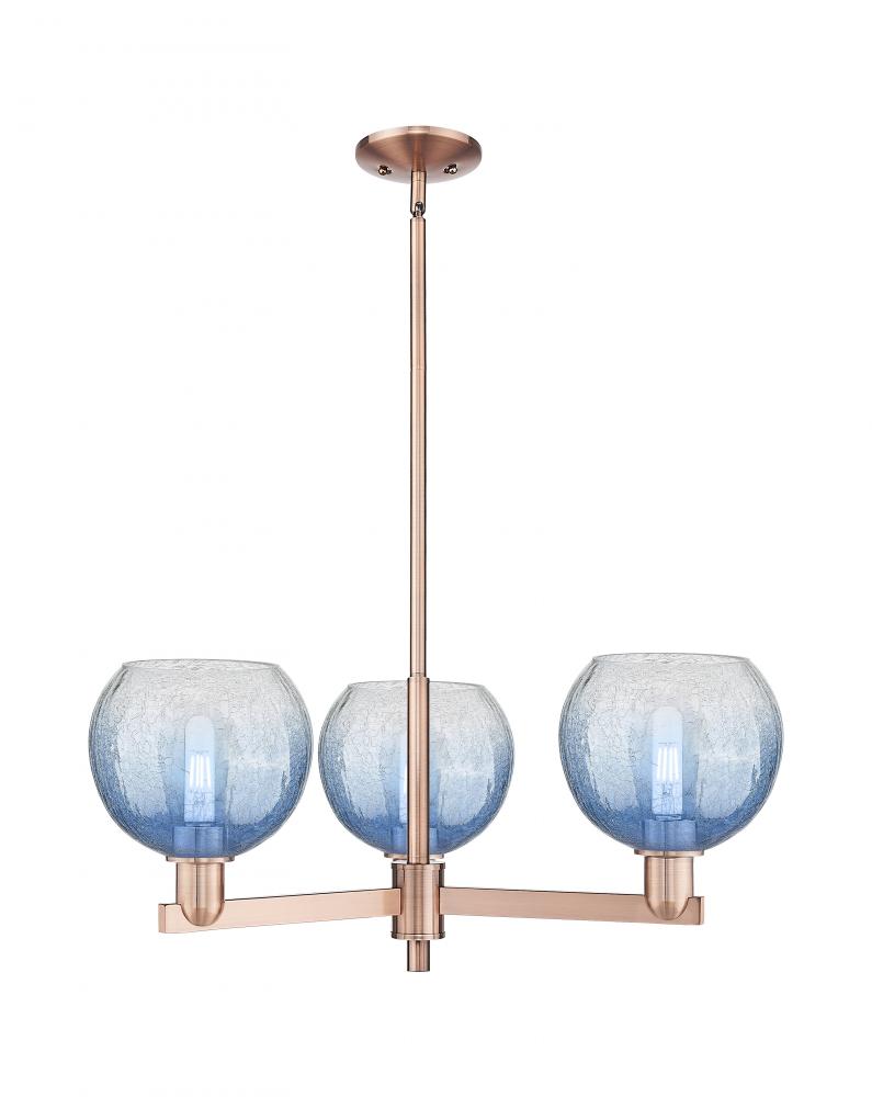 Brookhaven Globe - 3 Light - 18 inch - Antique Copper - Pendant