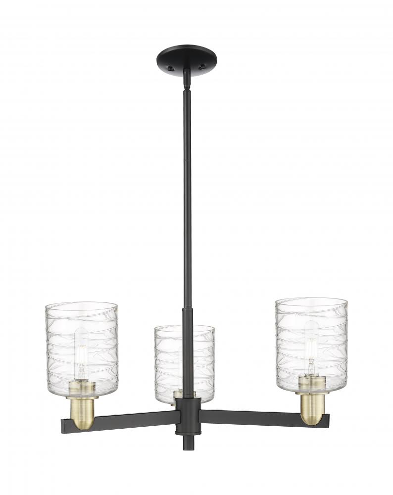 Cobbleskill - 3 Light - 27 inch - Black Antique Brass - Stem hung - Pendant